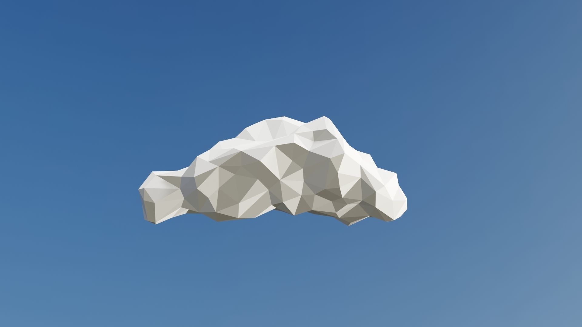3D model Low poly clouds pack VR / AR / low-poly | CGTrader