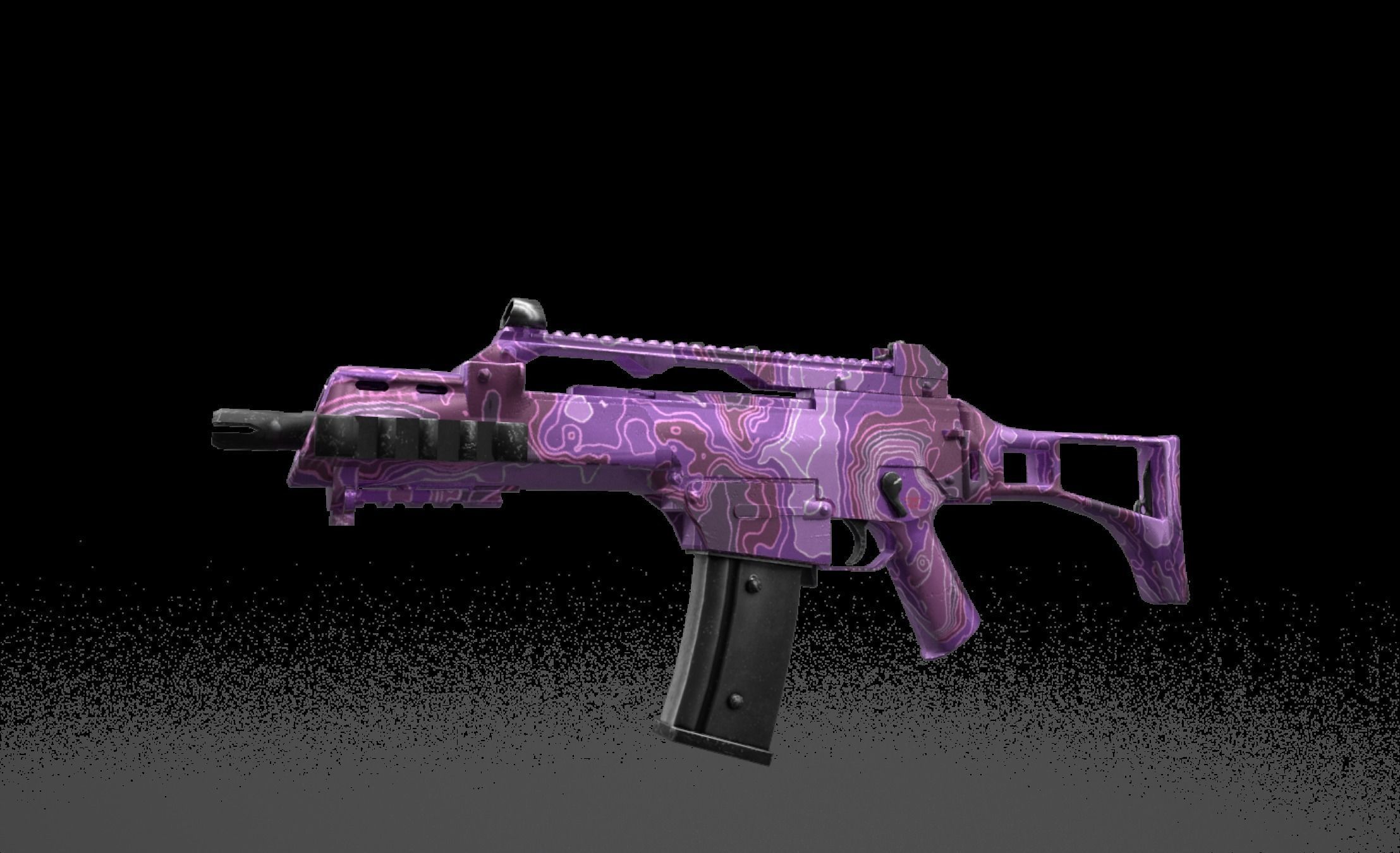 G36 - Game Ready assault rifle Low-poly 3D model_2