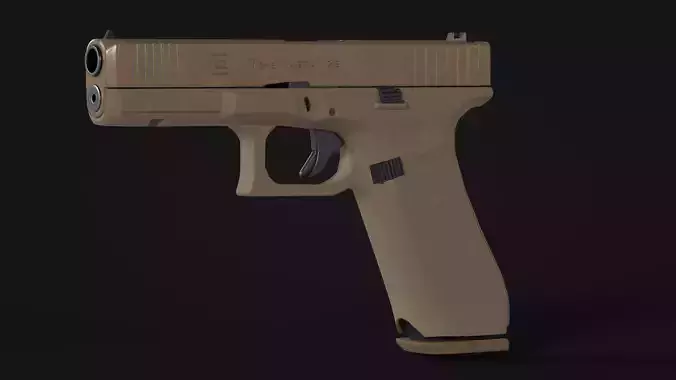 Glock 17 Gen 5 Game Ready Low-poly