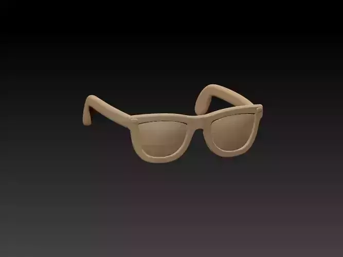 Sunglasses Stylized 3D print model