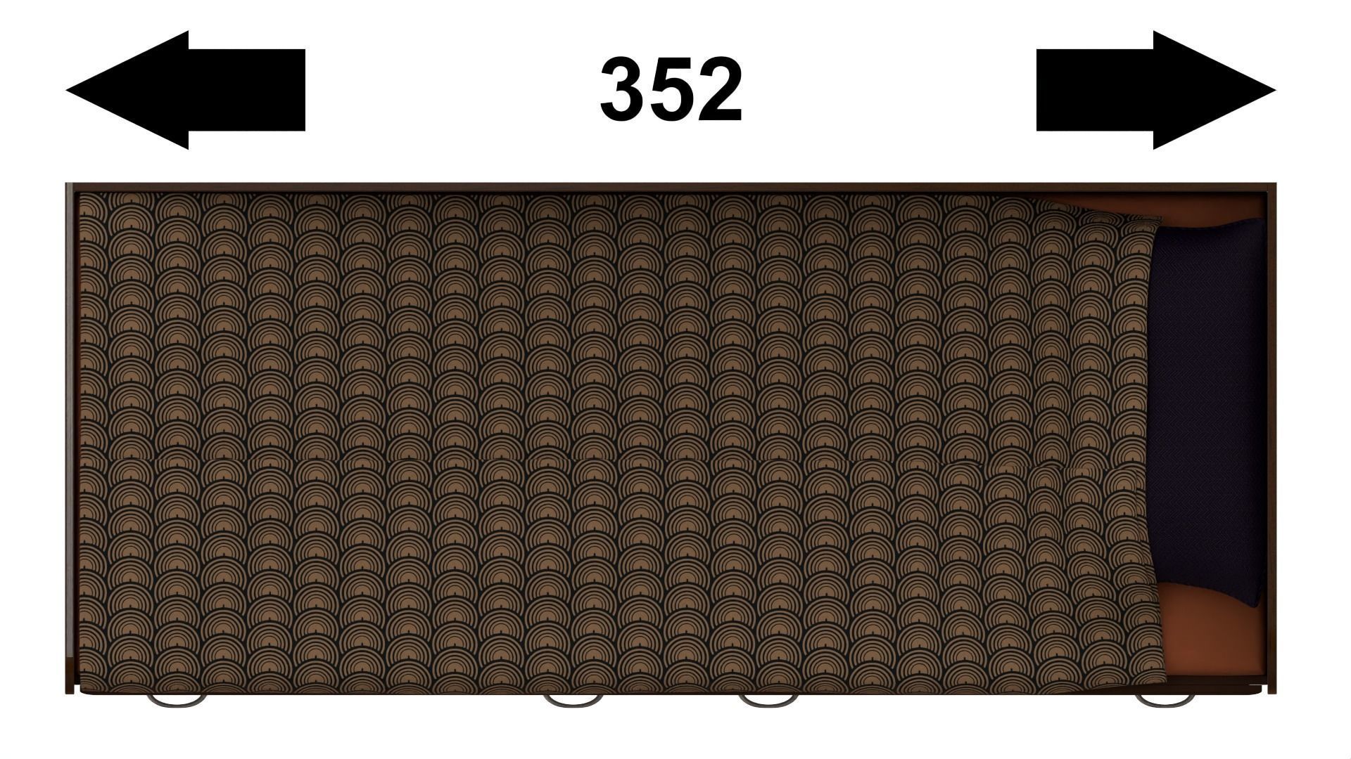 Furniture set desk with drawers and shelves 3D model_30