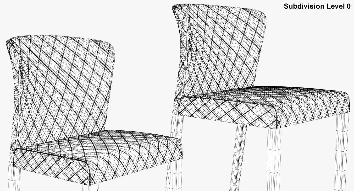 Curran Quilted Bar Stool 3D model_10