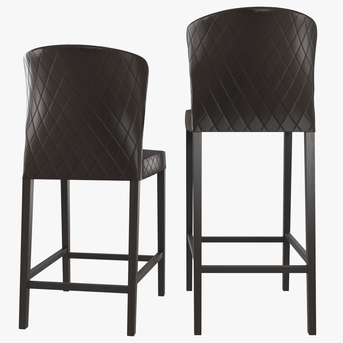 Curran Quilted Bar Stool 3D model_1