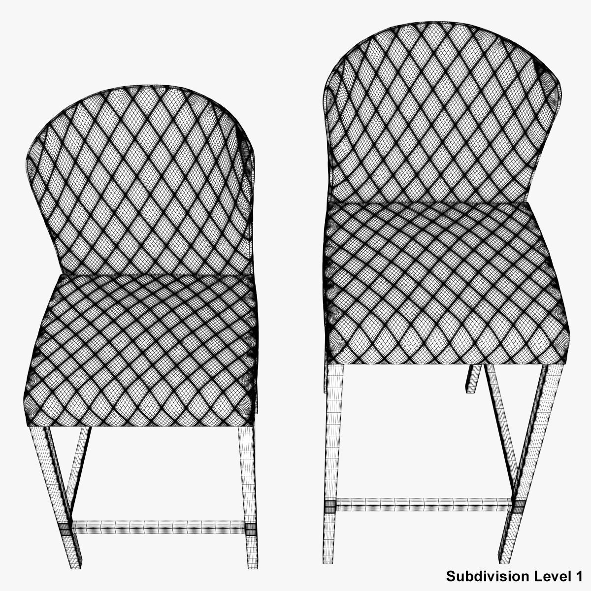 Curran Quilted Bar Stool 3D model_30