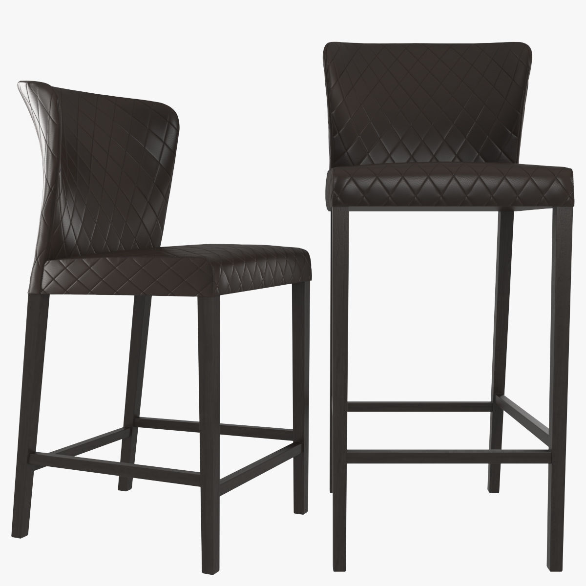 Curran Quilted Bar Stool 3D model_13