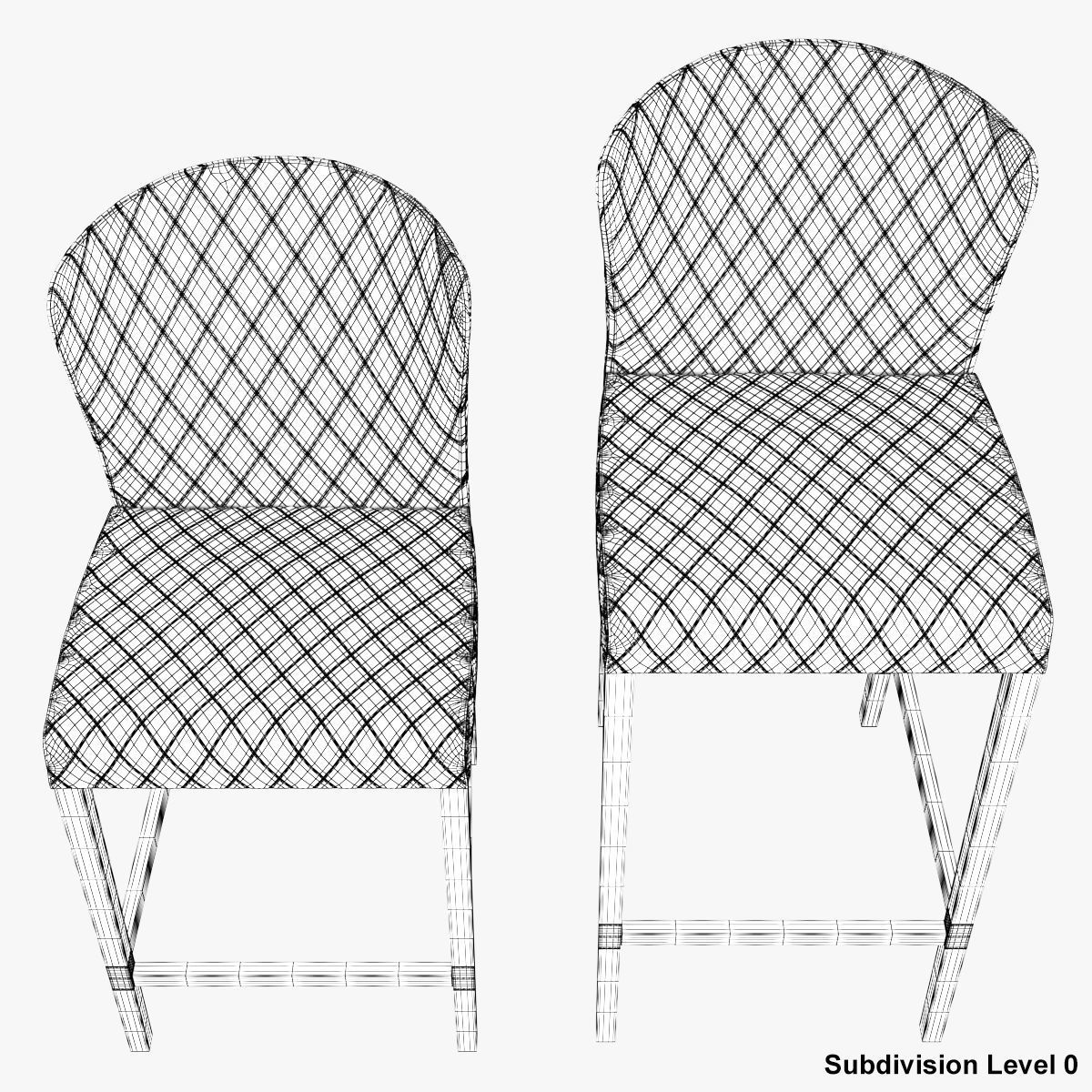 Curran Quilted Bar Stool 3D model_29