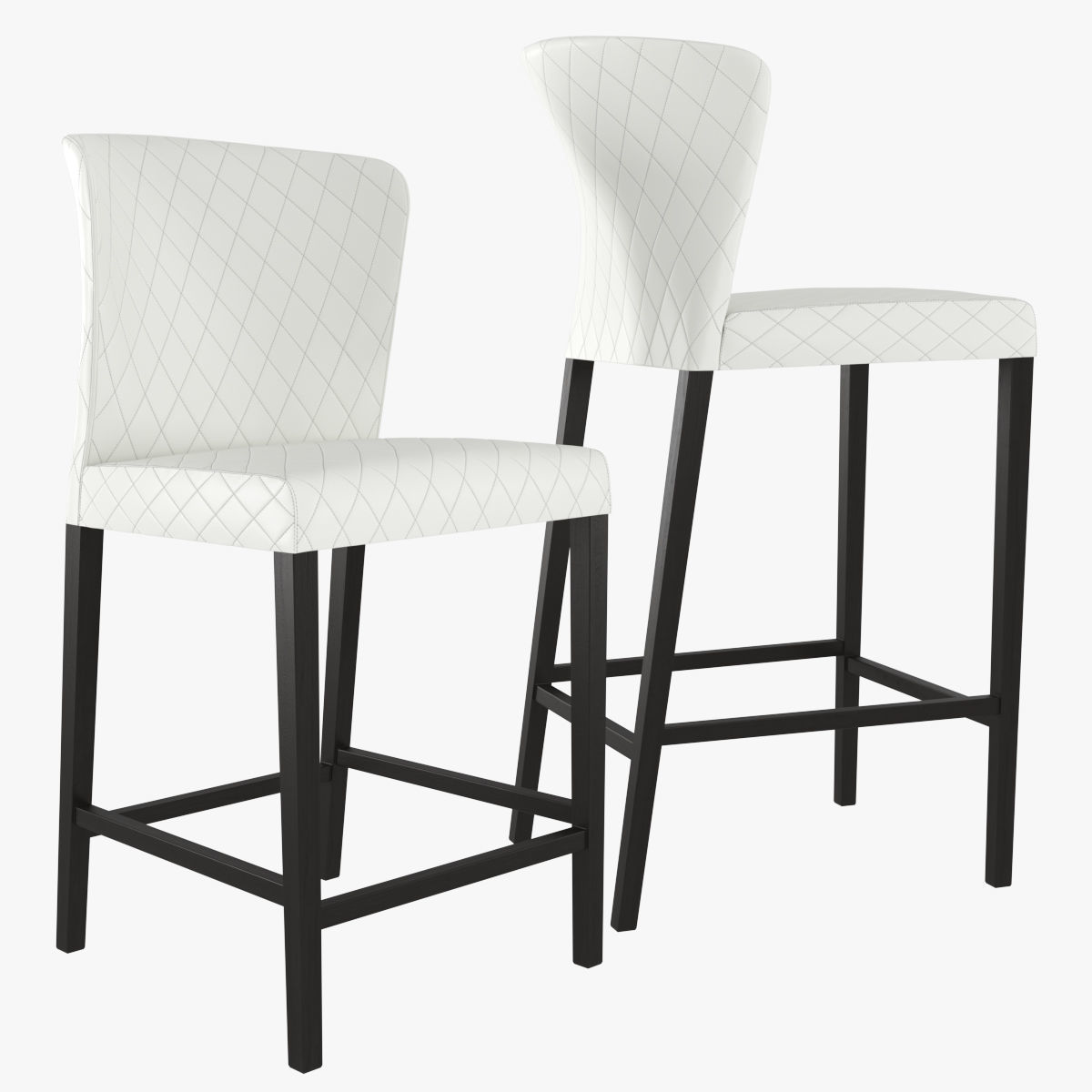 Curran Quilted Bar Stool 3D model_4