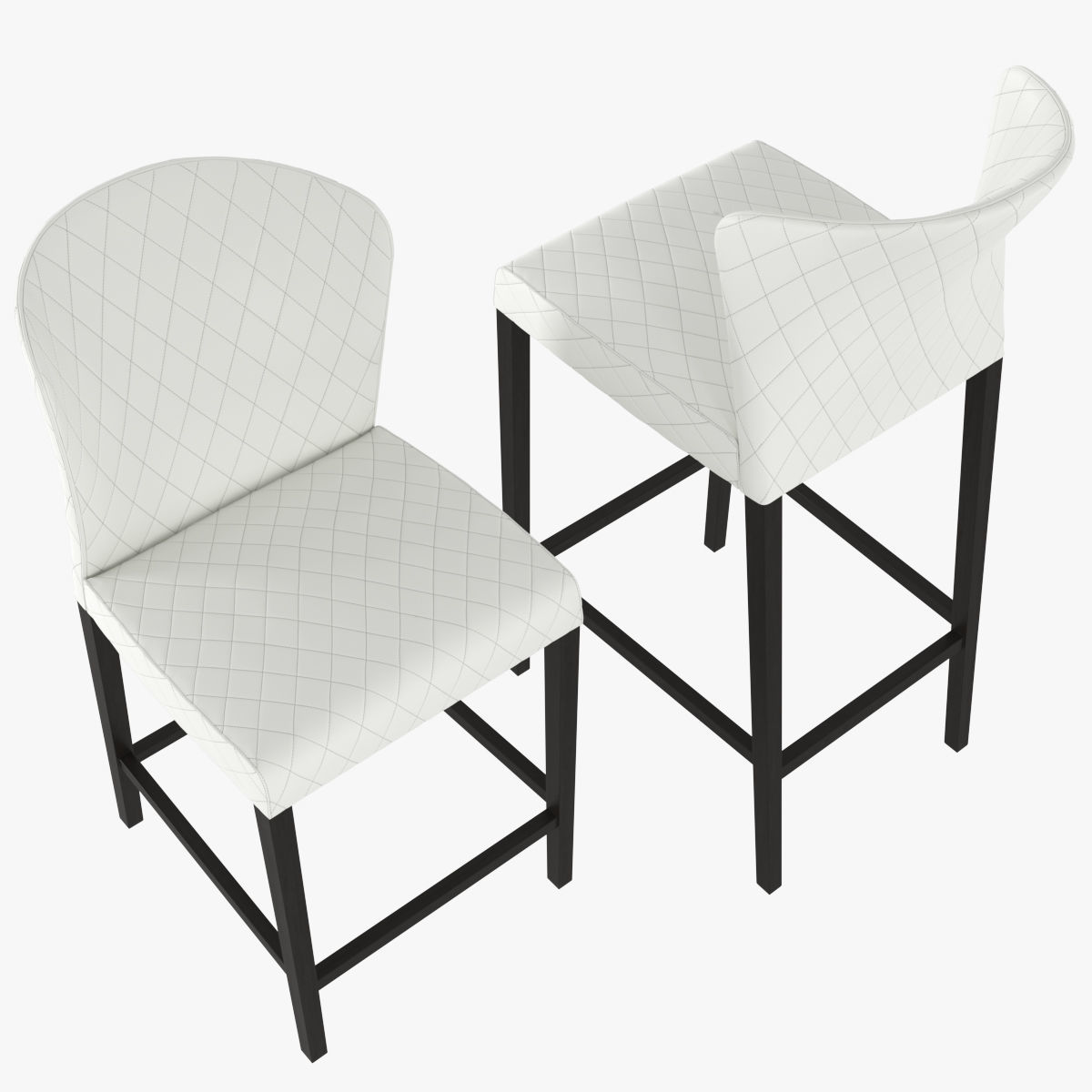 Curran Quilted Bar Stool 3D model_24
