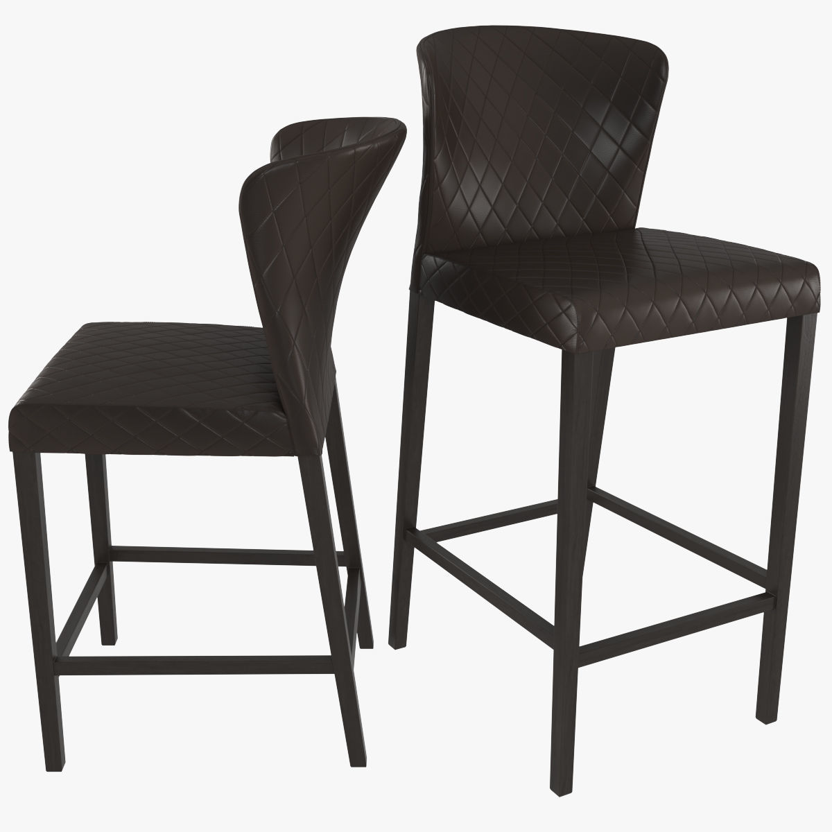 Curran Quilted Bar Stool 3D model_15