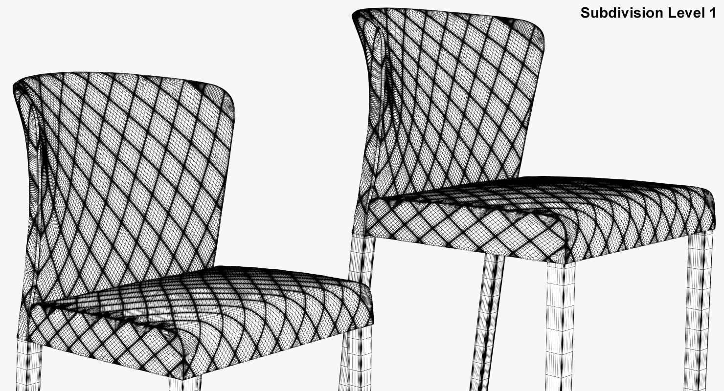 Curran Quilted Bar Stool 3D model_11