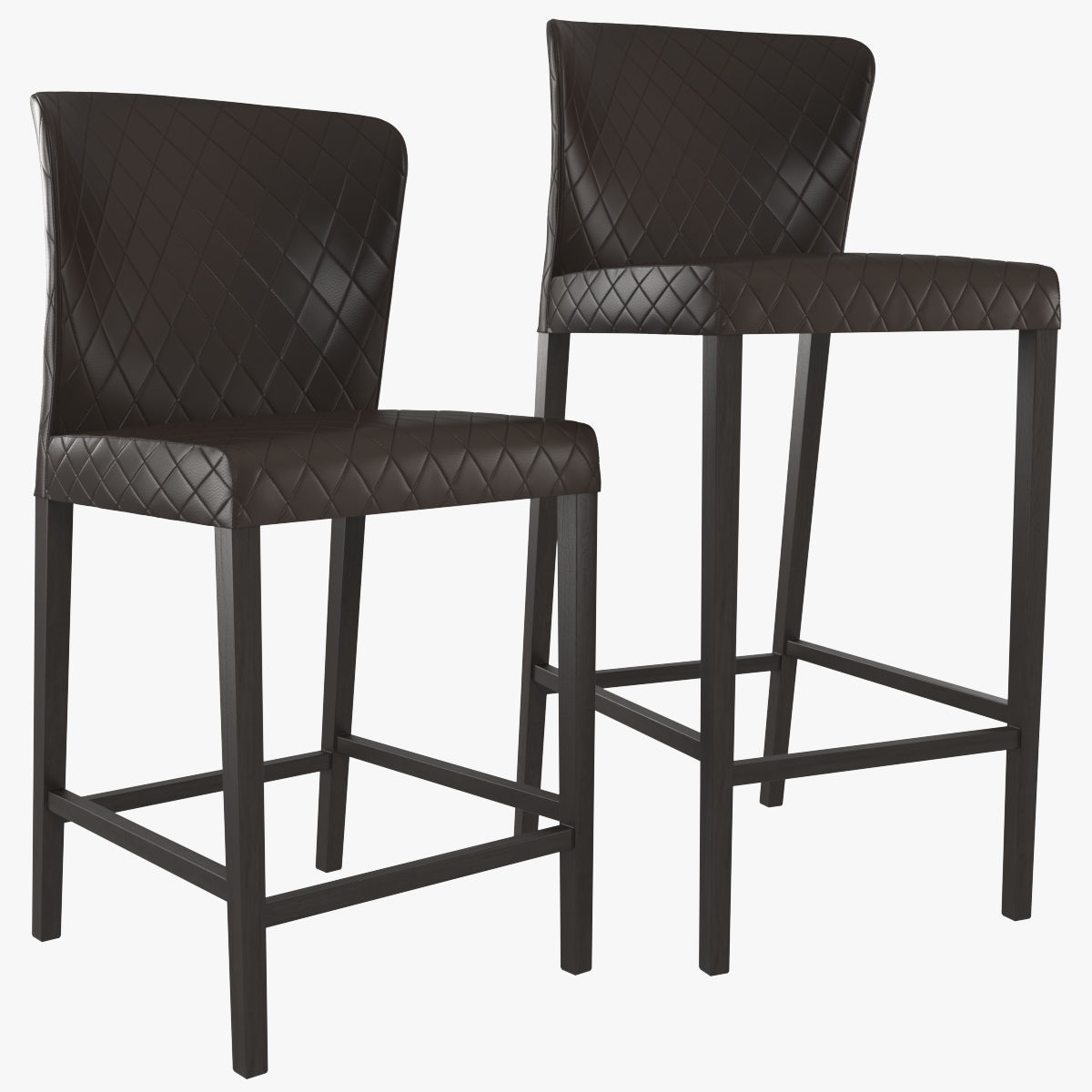 Curran Quilted Bar Stool 3D model_12