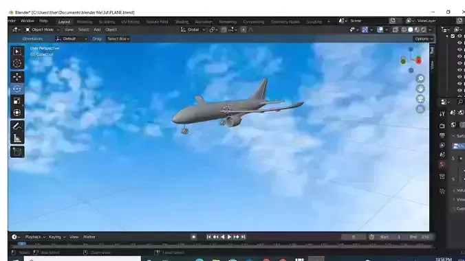 plane airplane flying in sky