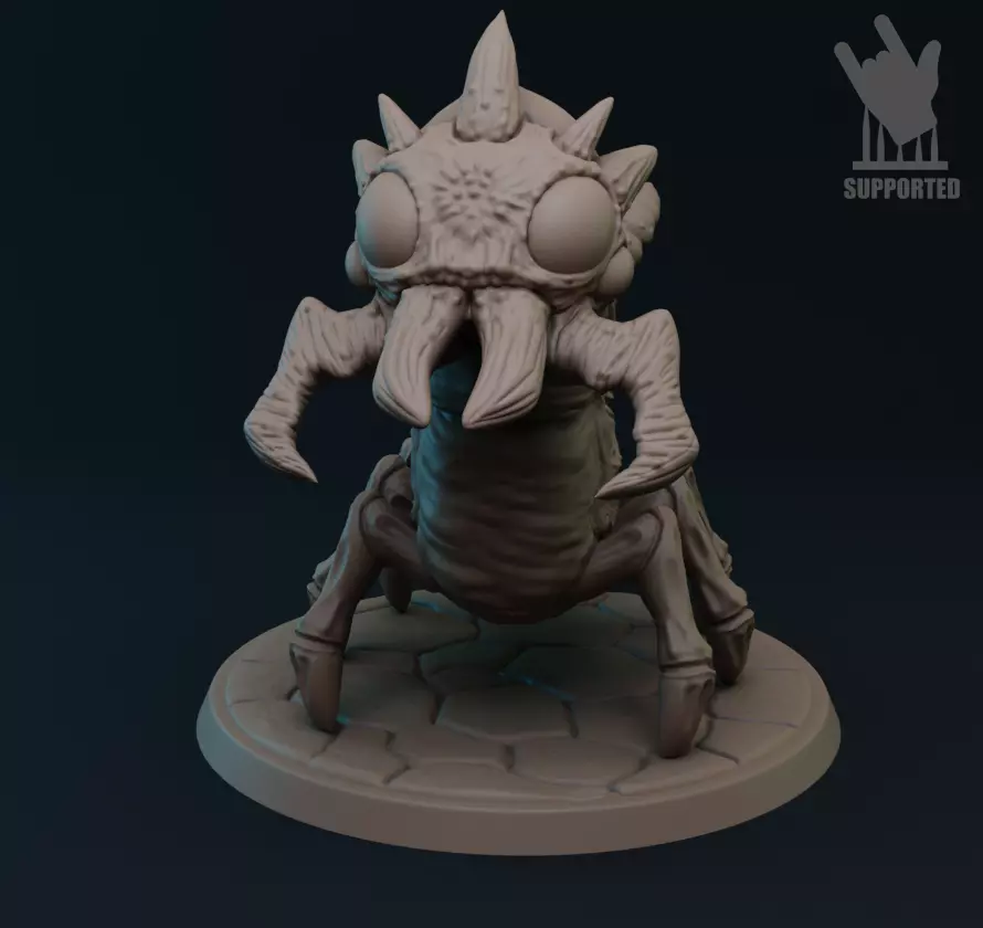 giant caterpillar  3D print model_0