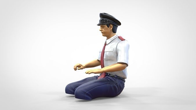 N2 City Train Driver  3D print model 2