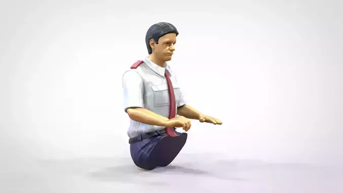 N2 City Train Driver  3D print model