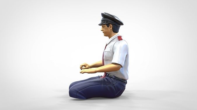 N2 City Train Driver  3D print model 4