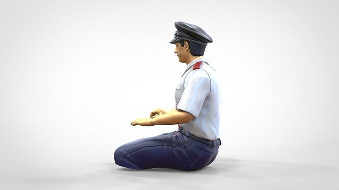 N2 City Train Driver  3D print model 6