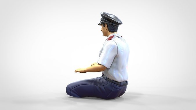 N2 City Train Driver  3D print model 7