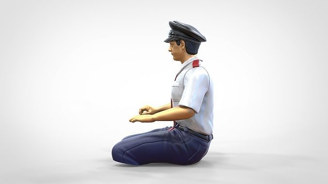 N2 City Train Driver  3D print model 5