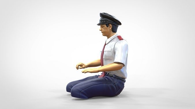 N2 City Train Driver  3D print model 3