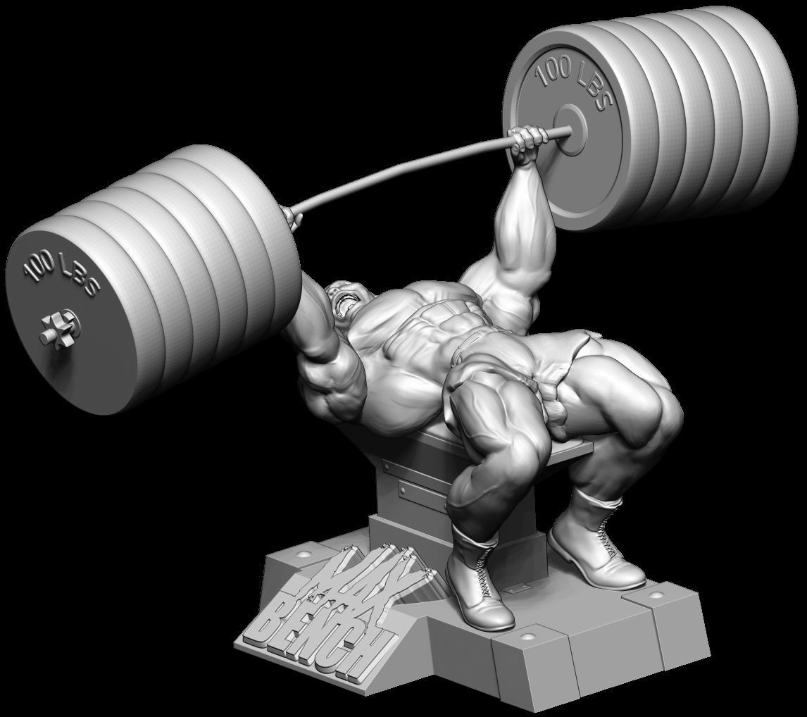 SUPIN PRESS BODYBUILDING 3D print model_1