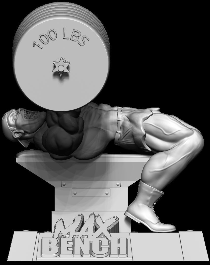 SUPIN PRESS BODYBUILDING 3D print model_5