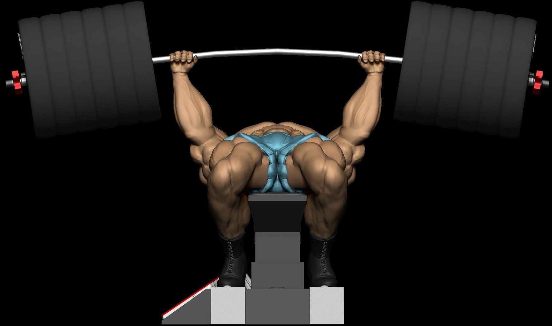 SUPIN PRESS BODYBUILDING 3D print model_8