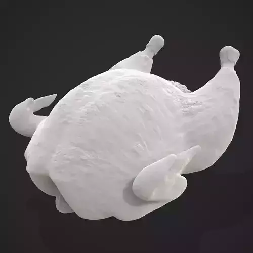 Stuffed Chicken 3D Printable 3D print model