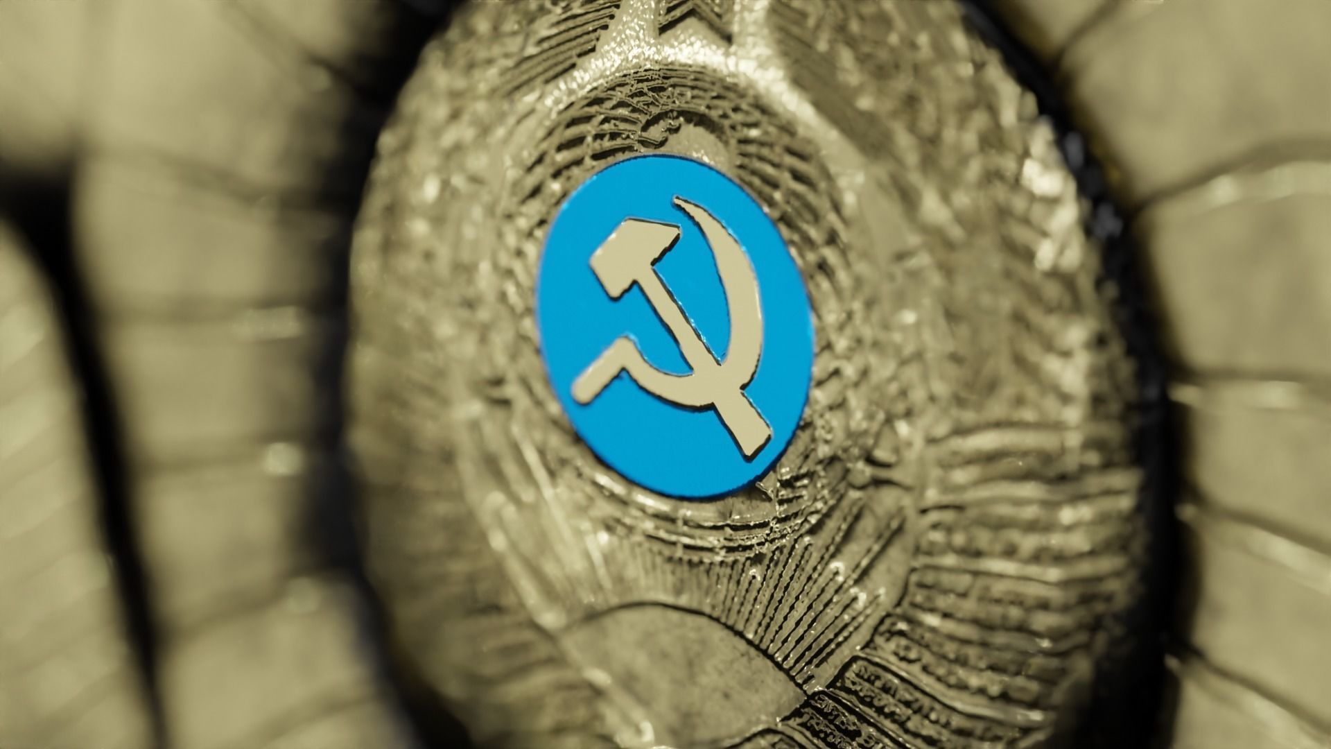 USSR police cap hat Low-poly 3D model_5