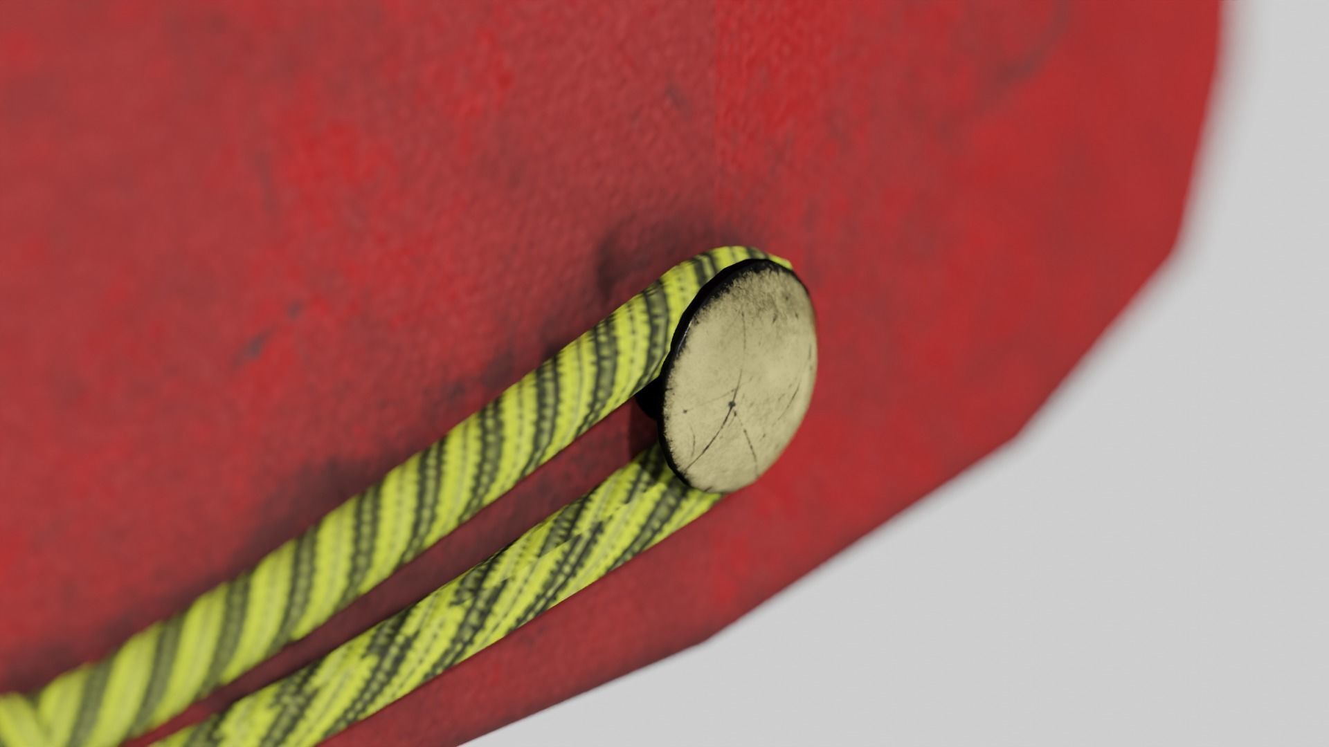 USSR police cap hat Low-poly 3D model_4