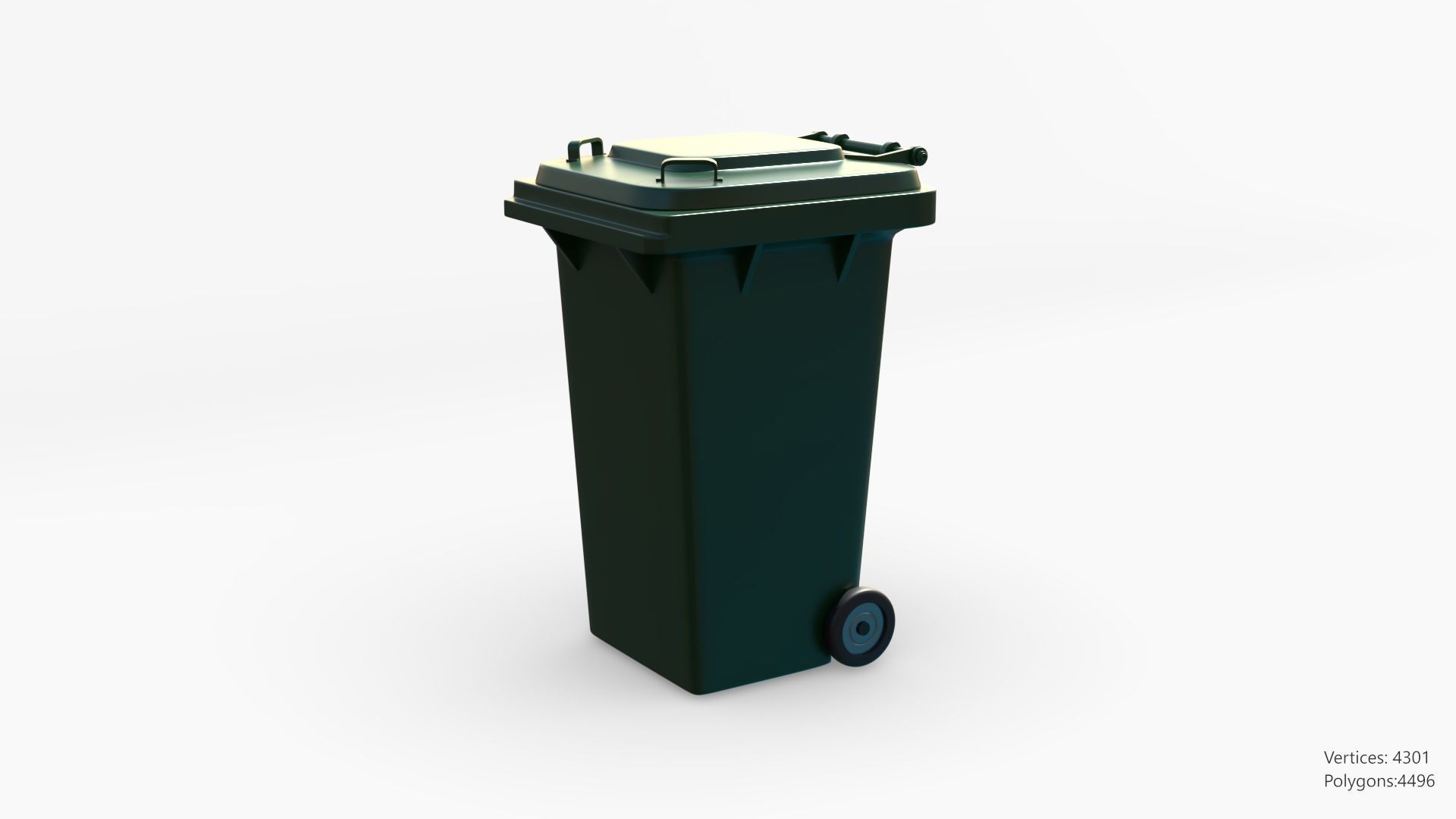 Plastic Trashcan 3D model_12