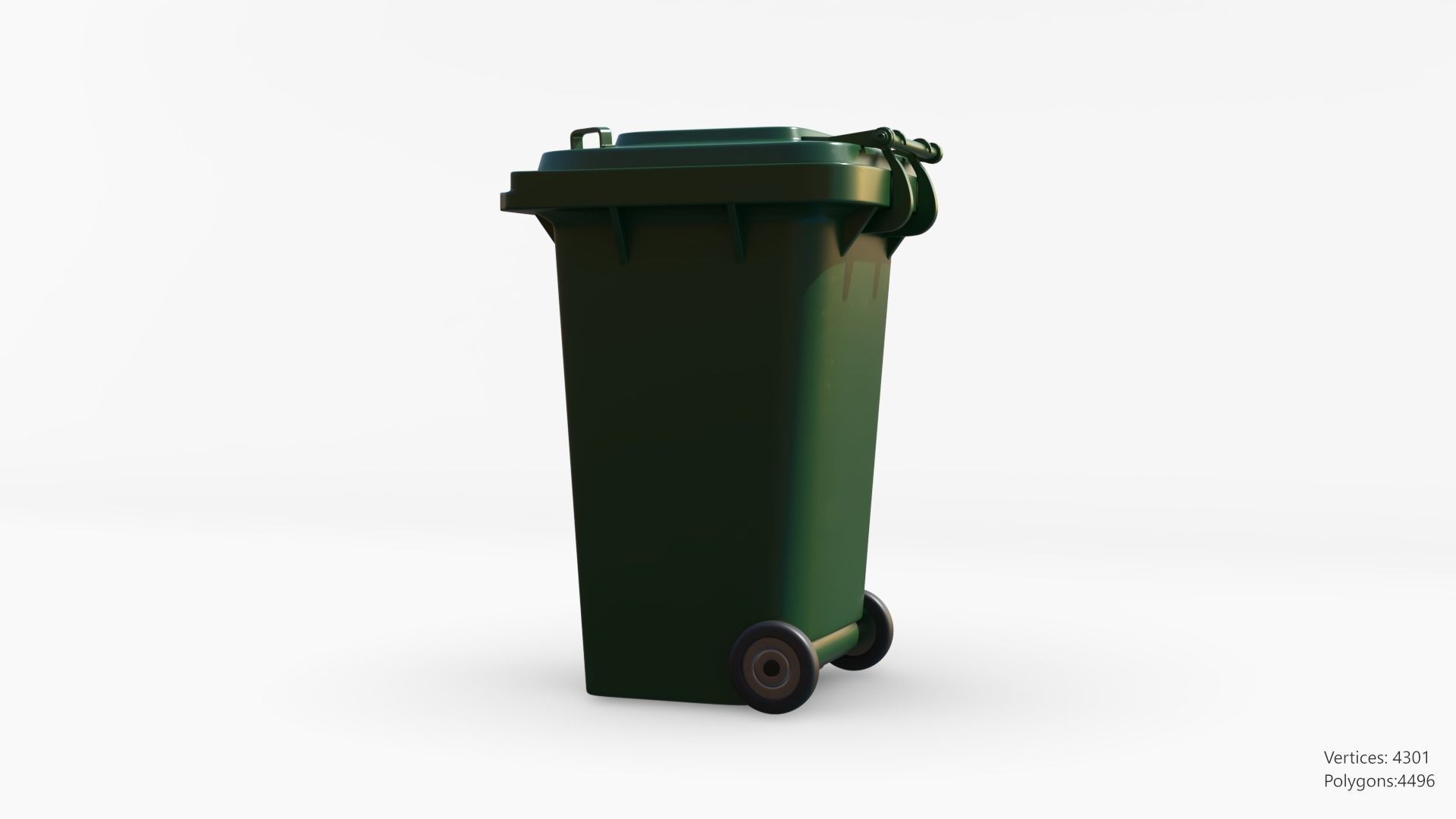 Plastic Trashcan 3D model_14