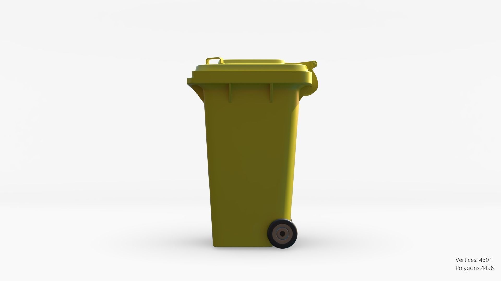 Plastic Trashcan 3D model_30
