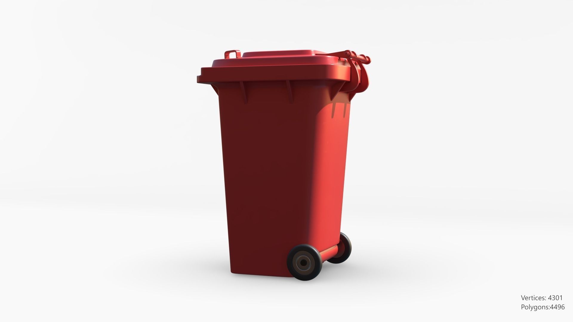 Plastic Trashcan 3D model_21