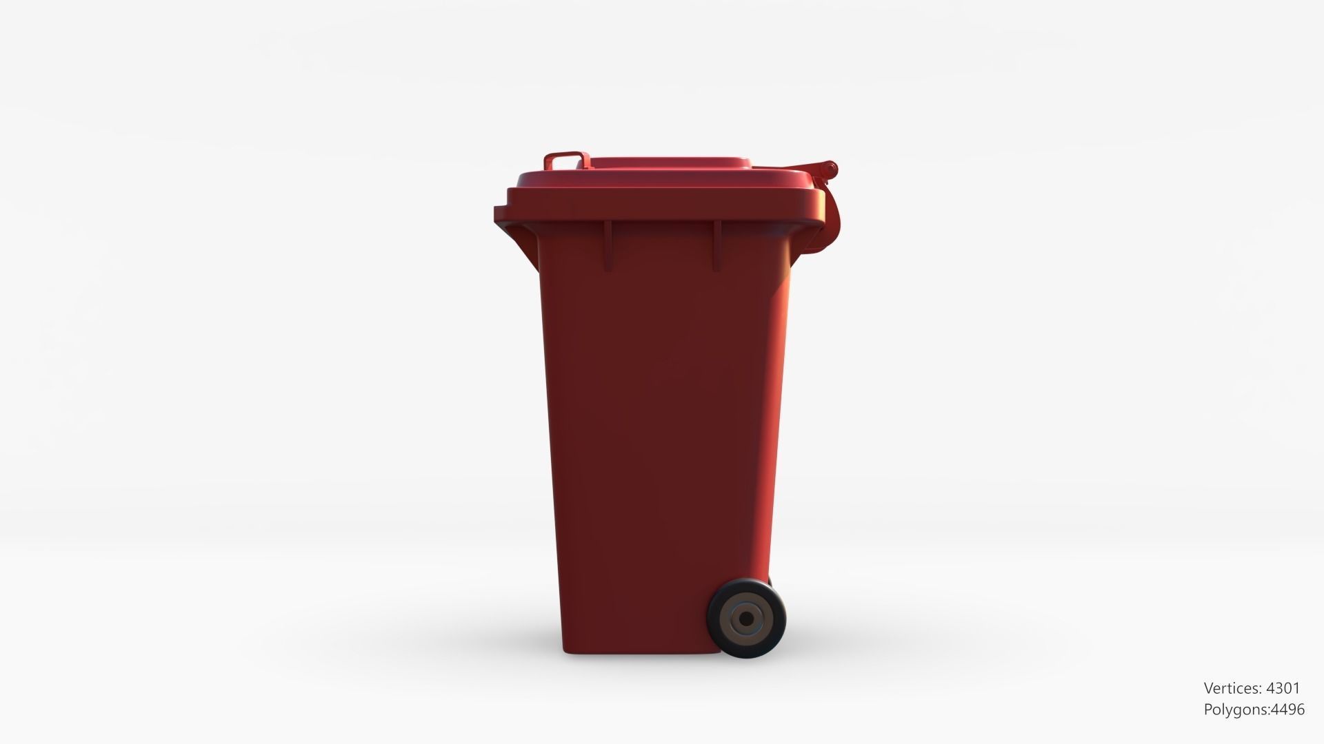 Plastic Trashcan 3D model_23