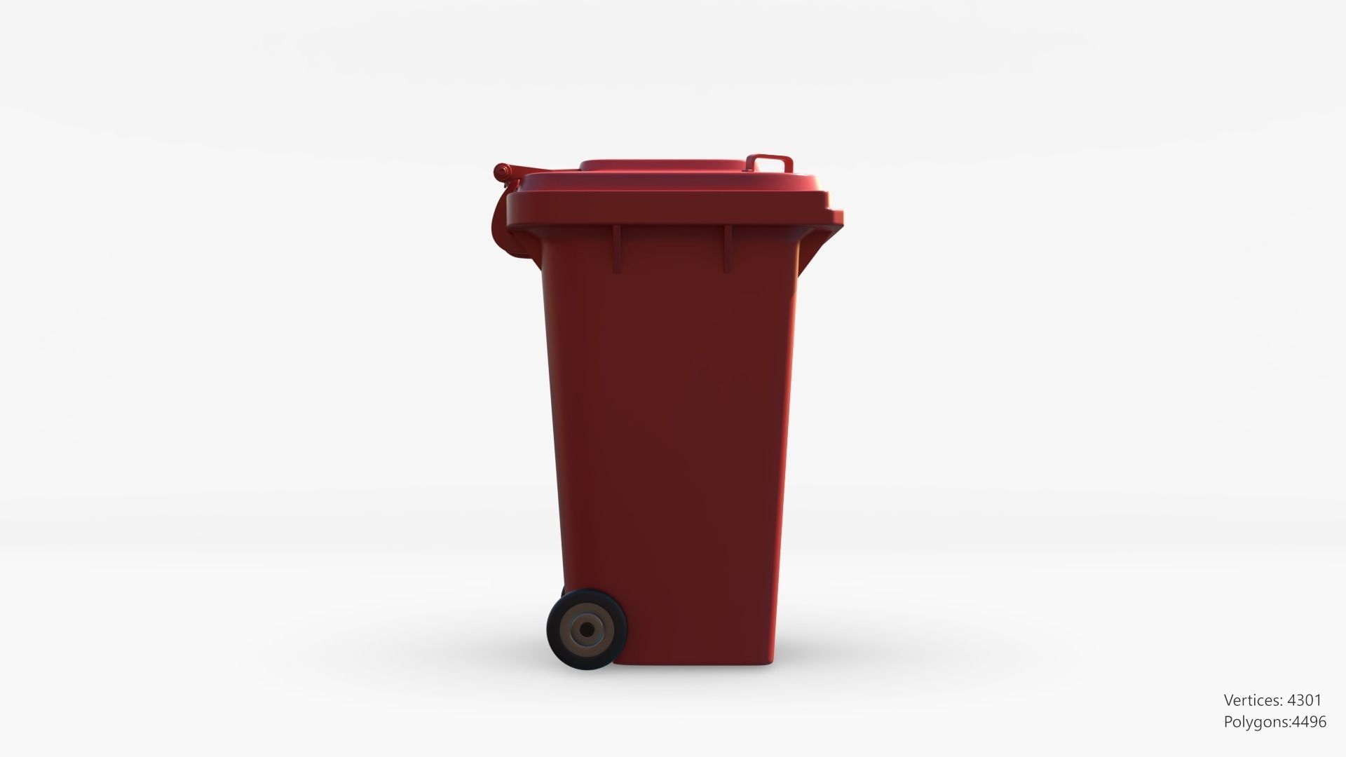 Plastic Trashcan 3D model_22