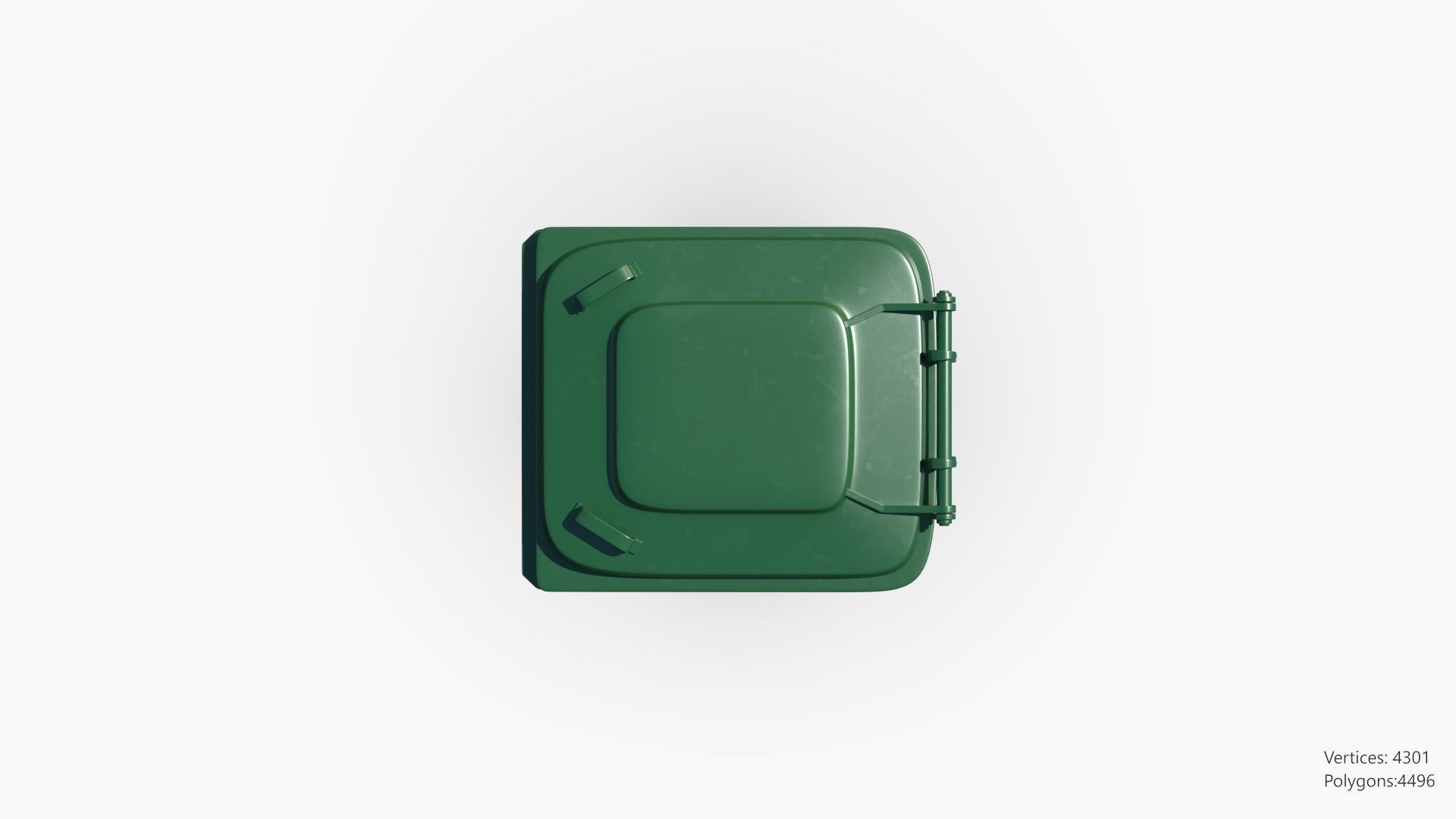 Plastic Trashcan 3D model_13