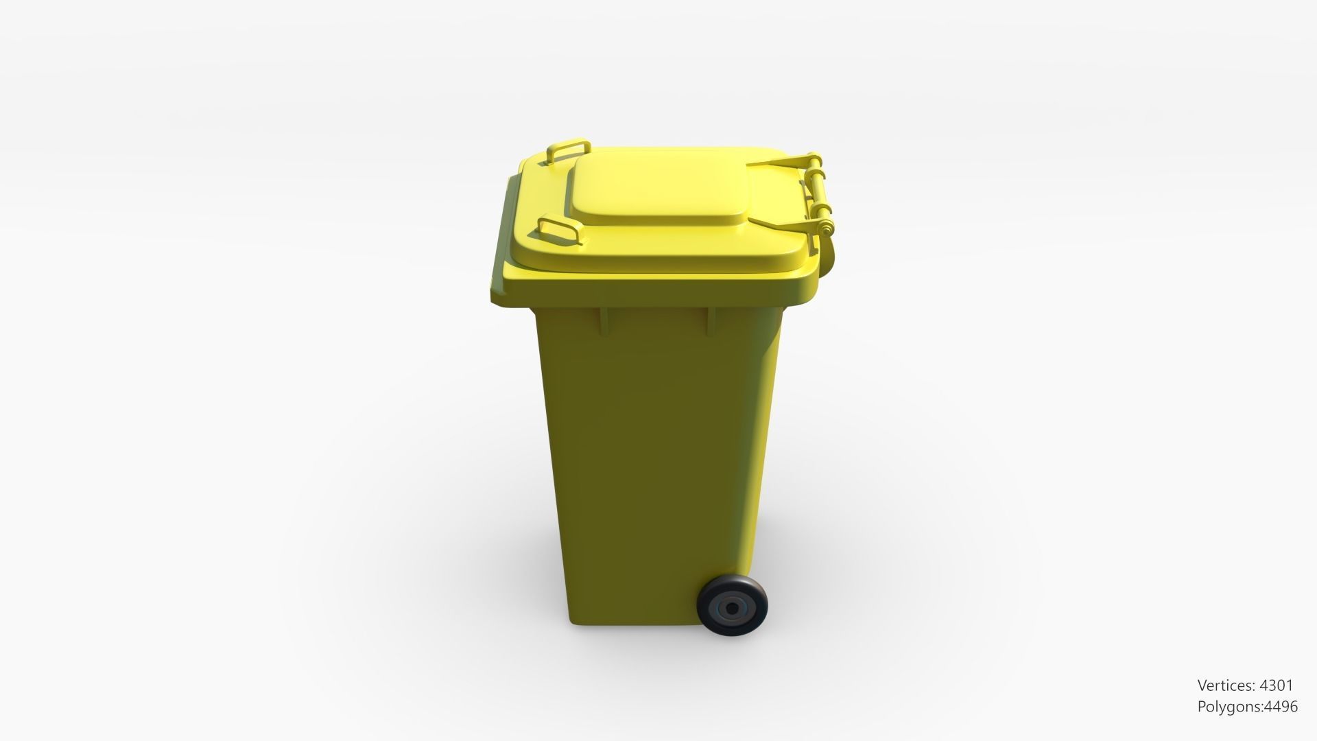 Plastic Trashcan 3D model_31