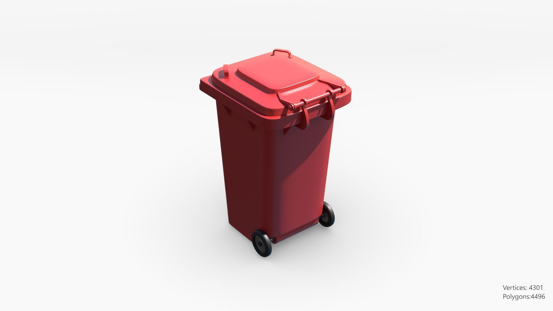 Plastic Trashcan 3D model_25