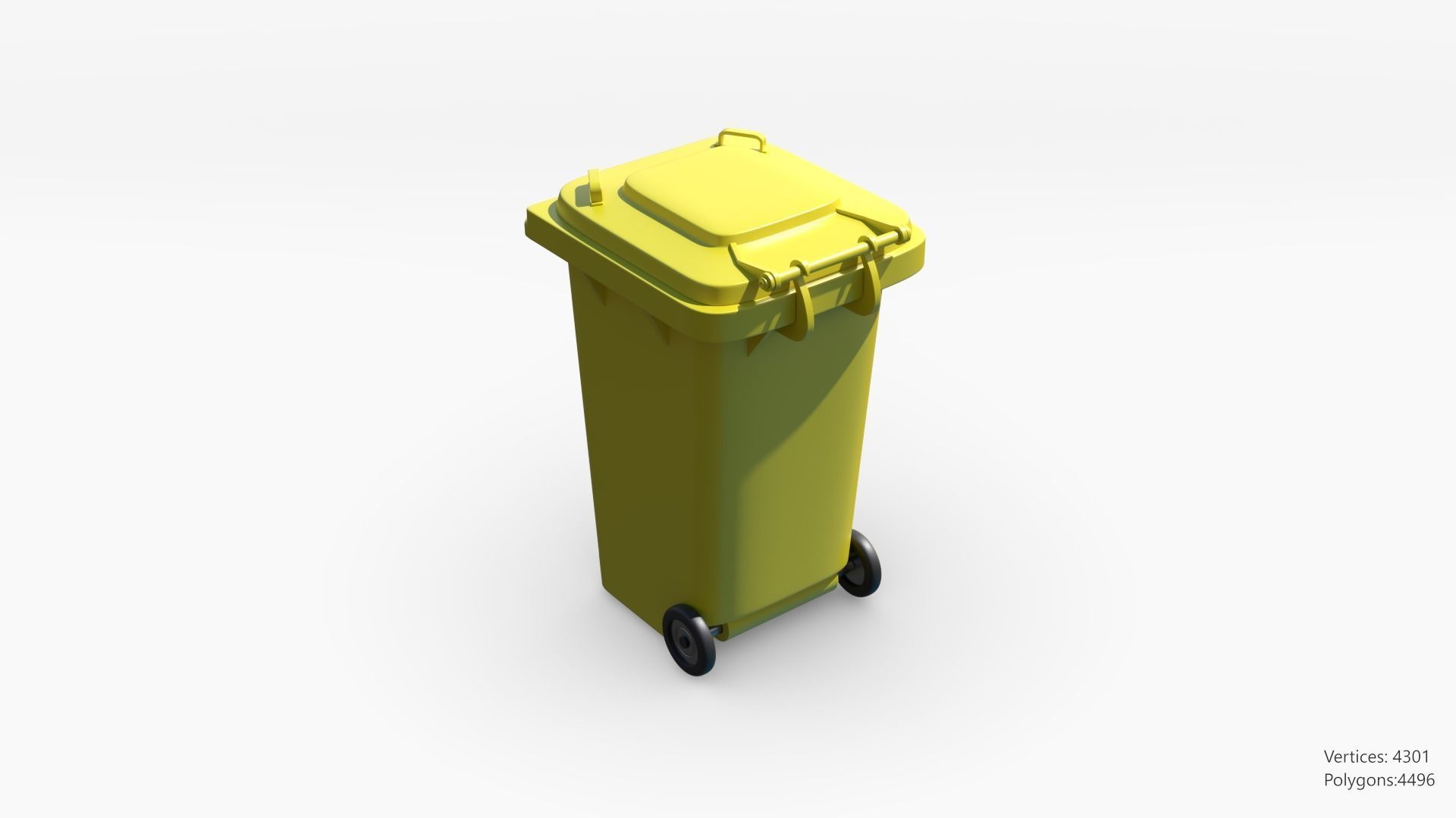 Plastic Trashcan 3D model_32
