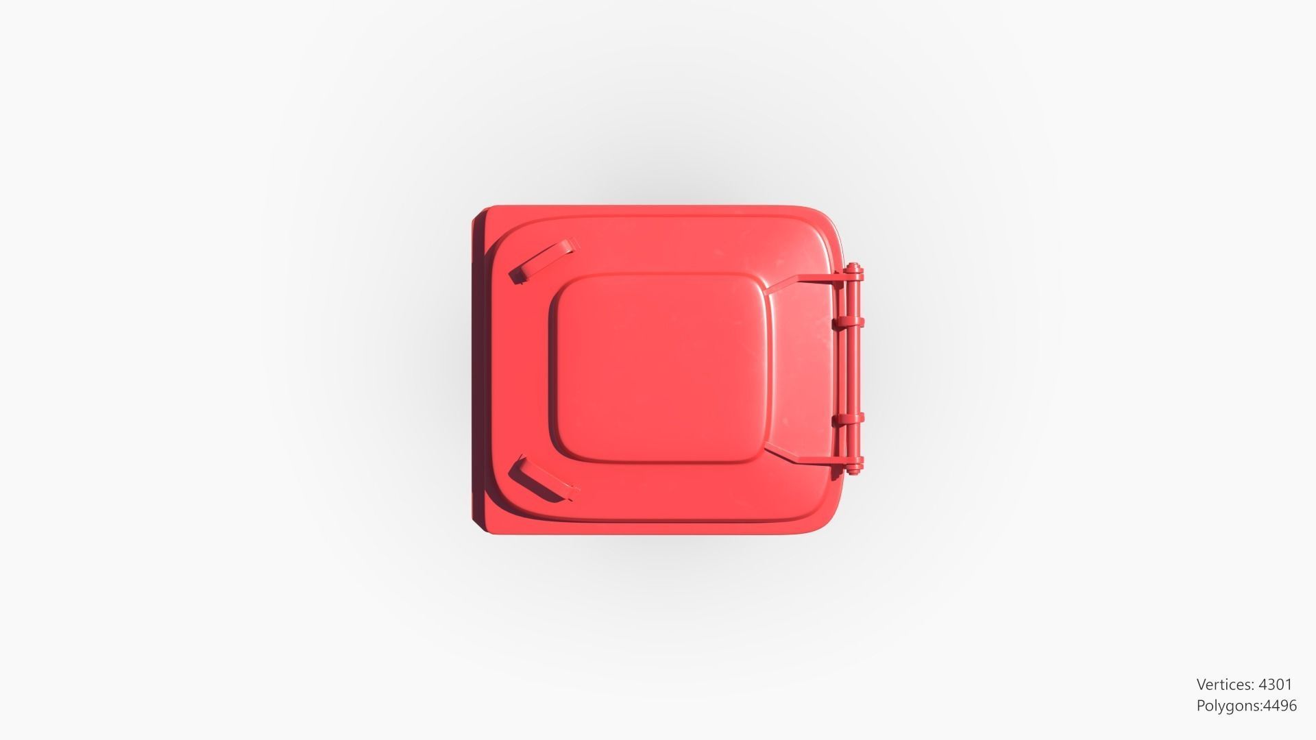 Plastic Trashcan 3D model_20