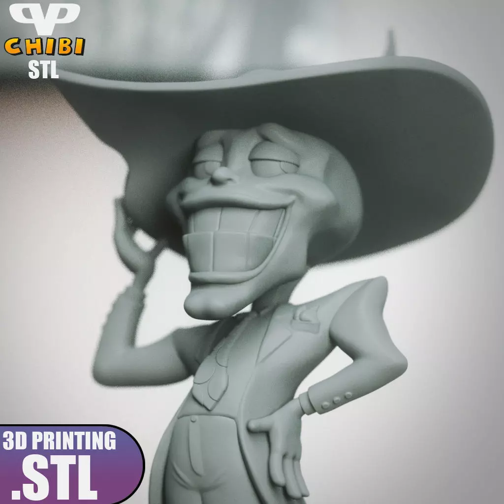 The Mask Chibi STL for 3D Printing ChibiSTL 3DXM 3D print model_4