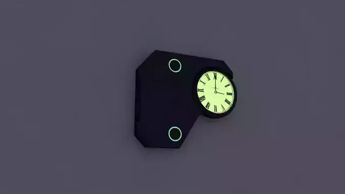 Retrofuturistic Clock 