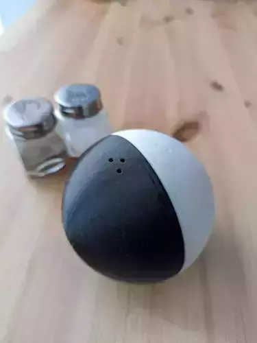 Salt And Pepper Sphere Shaker Set With Invisible Magnet 3D print model