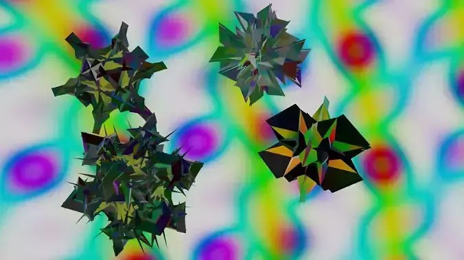 Geometric shapes 3D model