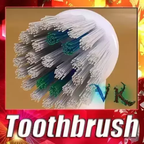 Electric Toothbrush High Detail 3D model