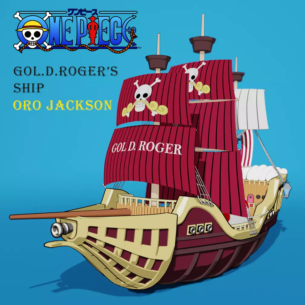 OnePiece Ship - Gol D Roger s Ship Oro Jackson 3D model_0
