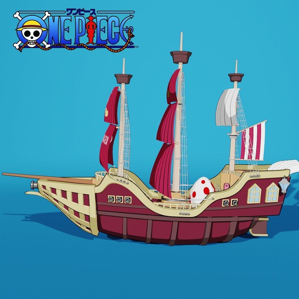 OnePiece Ship - Gol D Roger s Ship Oro Jackson 3D model_3