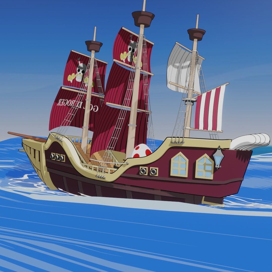 OnePiece Ship - Gol D Roger s Ship Oro Jackson 3D model_8