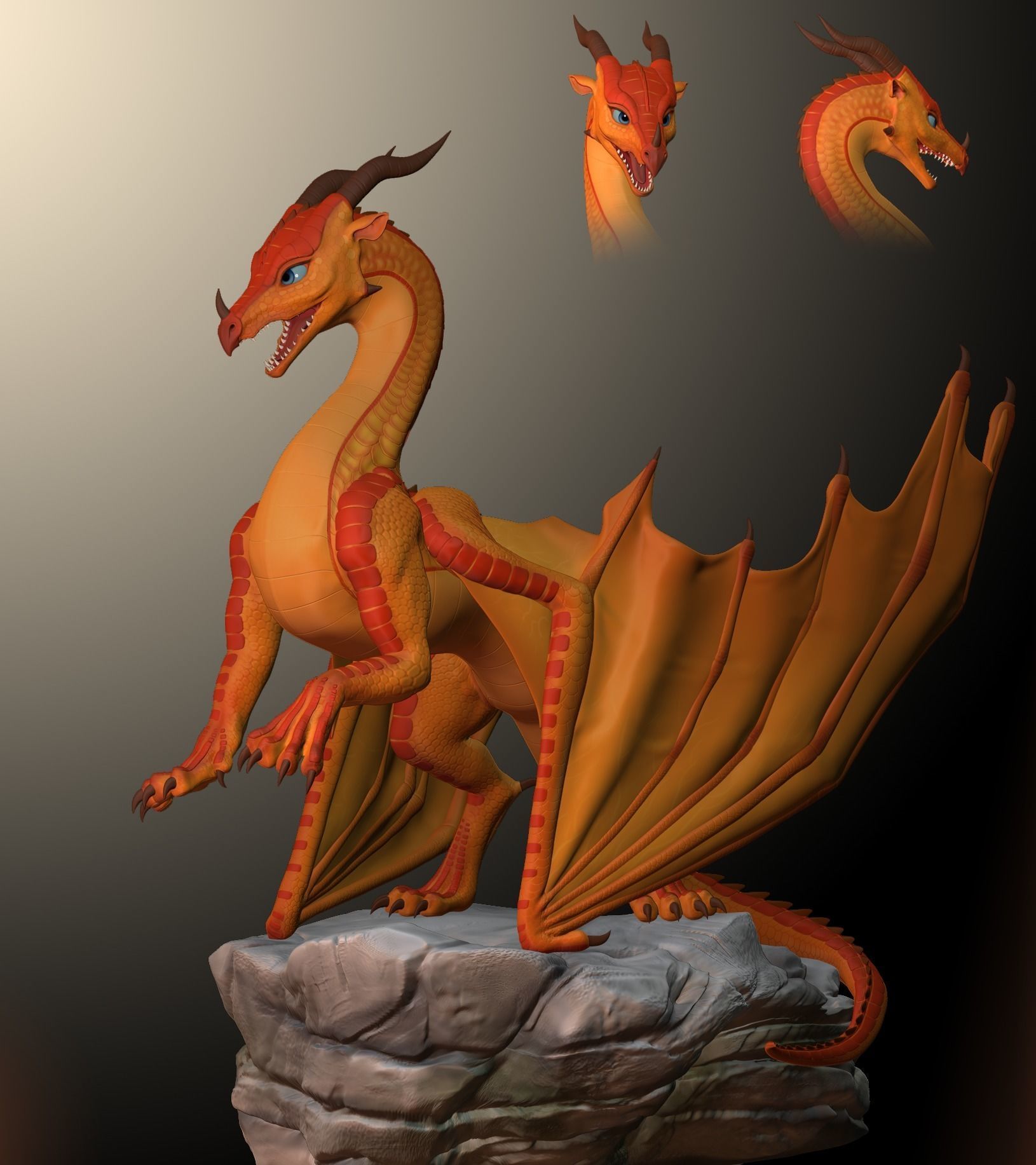 Wings of Fire Peril 3D model_0